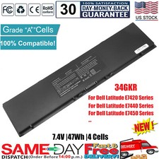 Laptop E7440 PFXCR Battery For Dell Latitude 14 7000 34GKR 451-BBFT T19VW picture