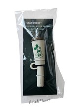 2026 Disney Parks Mickey Mouse Starbucks Silicon Bottle Straw Topper picture