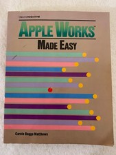 AppleWorks Made Easy by Carole Boggs Matthews 1985 Softcover VG picture