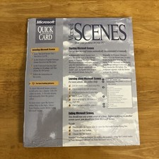 Microsoft Scenes - Impressionist Collection - Screen Saver - Vintage Rare SEALED picture