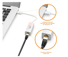 NEW Mobi Lock - USB Ethernet (LAN) Network Adapter Compatible for All Laptops picture