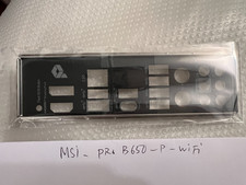 MSI B650 GAMING PLUS WIFI , MSI PRO B650-VC WIFI  IO SHIELD BACK PLATE ( BLACK ) picture
