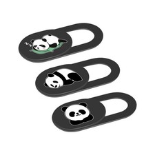 Laptop Camera Cover Slide, 0.02 Inch Ultra Thin Cute Panda Camera Cover for Macb picture