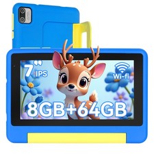 Kids Tablet 7 inch Android 13 Tablet for Kids 3-12 8GB RAM 64GB ROM Parent Cont picture