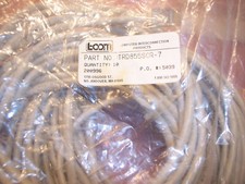 QTY (1) TRD855SCR-7 L-COM 7ft CAT5E RJ-45 RJ-45 NEXT PATCH CABLE NOS picture
