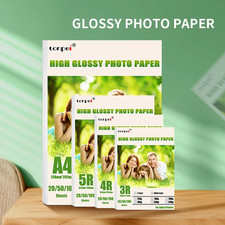 Glossy Photo Paper A4 3R 4R 5R Inkjet Printing US picture