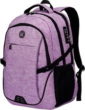 Anti Theft Laptop Backpack with USB Port College Computer Bag Fits 17 Inch picture