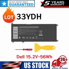 LOT 33YDH Battery for Dell Latitude 3380 3480 3490 3590 3580 Inspiron 15 17 7773 picture