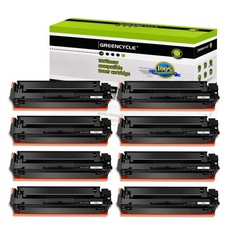 8PK Black CF500A 202A Toner Fits for HP Color LaserJet Pro M254dn M254nw Printer picture