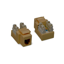 Phone RJ11 RJ12 Keystone Jack - Ivory picture