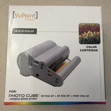 NEW Sealed VuPoint Solutions ACS-IP-P20-VP Color Cartride for Photo Cube Printer picture