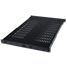 StarTech ADJSHELF 1U Adjustable Mounting Depth Vented Rack Mount Shelf 175lbs picture