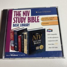 The NIV Study Bible Basic Library CD-Rom Windows 3.1 and 95 picture