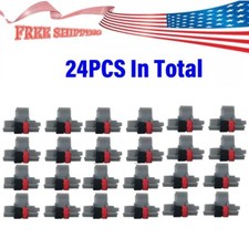 24PCS IR-40T Black And Red Calculator Ink-Rollers IR40T For Sharp Casio ...USA picture