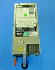 GENUINE Dell PowerEdge R630 R730 R640 R740 495W Power Supply E495E-S1 VKDD2 picture