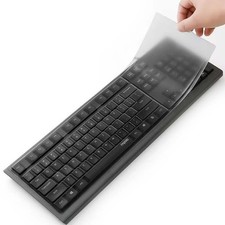 Universal Clear Desktop Computer Keyboard Proction Skin Cover for PC 104/107Keys picture