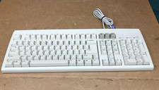 Vintage BTC 5201 Wired PS/2 Keyboard - White - Great Condition picture