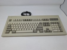 Chicony KB-5181 DIN Vintage Computer Keyboard Monterey Blue Switches - AS-IS picture