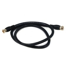 Monoprice Coaxial Cable,RG-6,3 ft.,Black 3030 Monoprice 3030 0844660030300 Black picture