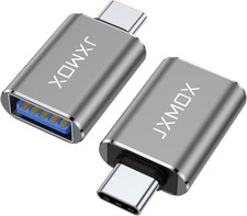 USB C to USB Adapter [2-Pack], Thunderbolt 3 to USB 3.0 OTG Adapter Compatible w picture