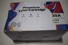 UNIWORK COMPATIBLE  30A PREMIUM TONER CARTRIDGE 4 PIECES BLACK picture