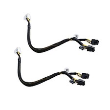 2PCS Power Adapter Splitter Cable For Dell PowerEdge T620 T630 T640 GPU NEW picture