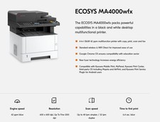 Kyocera ECOSYS MA4000wfx Multifunction Printer Monochrome [170C150US0] picture