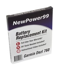 NP99sp Battery Kit for Garmin Dezl 760, 760LM, 760LMT with Video, Tools and B... picture