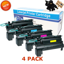 Black Cyan Yellow Magenta Toner Set For Lexmark x792de x792dte c792de c792dte picture