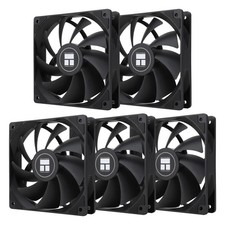 Efficient 120mm Black Cooling Fan - 1550 RPM High Airflow, 25.6 dBA Noise Level picture