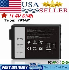 ✅New Battery For Dell Latitude 5424 5420 7424 Rugged Tablet Type-7WNW1 51Wh picture