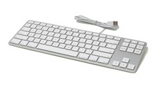 NEW Matias Wired Aluminum Tenkeyless Keyboard for Mac - Silver USB 2.0 Volume picture