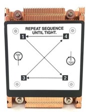 LENOVO LOW T CASE HEATSINK FOR LENOVO SYSTEM X3550 M5 COPPER SCREW DOWN 00FK456 picture
