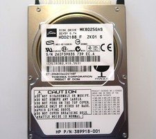 Toshiba MK8025GAS HDD2188 F ZK01 S 610 A0/KA024A 2.5