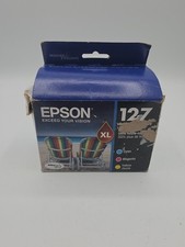 NEW Genuine Epson 127XL Extra High-Capacity Tri-Color Ink Cartridges EXP 4/2022 picture