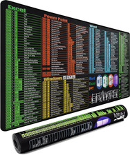 Excel Shortcuts Large Mouse Pad, 31.5 X 15.7 in Gaming Extended Mousepad with St picture
