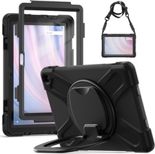 Case for Fire HD 10 Tablet (13th Gen 2023) 10.1 Inch 360° Rotating Stand picture