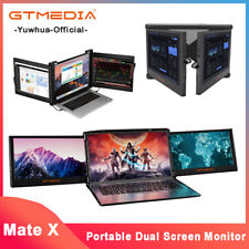 Triple Portable Monitor Dual Monitor Laptop Screen Extender USB A/C IPS 1080P US picture