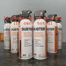 12 packs Compressed Air Duster 10 oz can Dust off Electronic Computer Keyboard picture