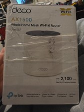 TP-Link Deco X15 AX1500 WiFi 6 Mesh System Dual Band 2100 Sq Ft picture