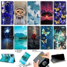 Butterfly Flower Wallet Cover Case For Motorola G05 G10 G30 E13 E20 G13 G54 G32 picture