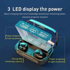 TWS M10 Bluetooth Headset Smart Digital Display Bluetooth 5.1 Wireless Subwoofer picture