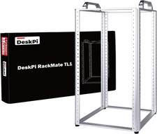 Deskpi Rackmate TL1, 10 Inch 10U Mini Server Rack for Network, Servers, Audio, a picture