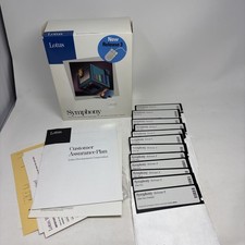 Lotus Symphony Release 3 5.25” Floppy Disks Vintage Computing Disks & Box picture