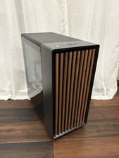 Fractal Design North ATX Mid Tower PC Case - Charcoal Black, Walnut Front, Glass picture