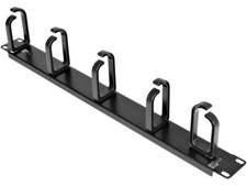 StarTech.com CABLMANAGER2 1U 19in Metal Rackmount Cable Management Panel picture