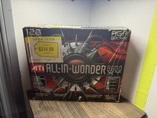 ATI ALL IN WONDER AIW 9600 XT 128MB AGP Video Capture Card WINDOWS Incomplete Rd picture