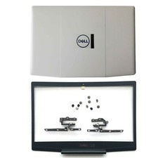 New White For Dell G3 15 3590 Top Back Cover+Front Beze+Hinges Screws 03HKFN US picture