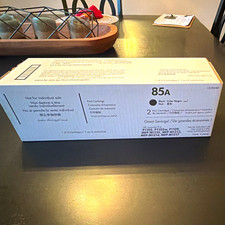 HP 85A Genuine Black Laser Toner 2 Pack CE285AD for P1102w M1132 M1212 picture