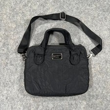 Marc by Marc Jacobs Bag Womens Black Quilted Nylon Laptop Y2K Messenger picture